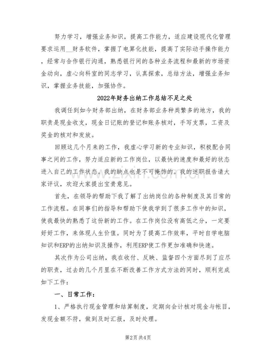 2022年财务出纳工作总结一.doc_第2页