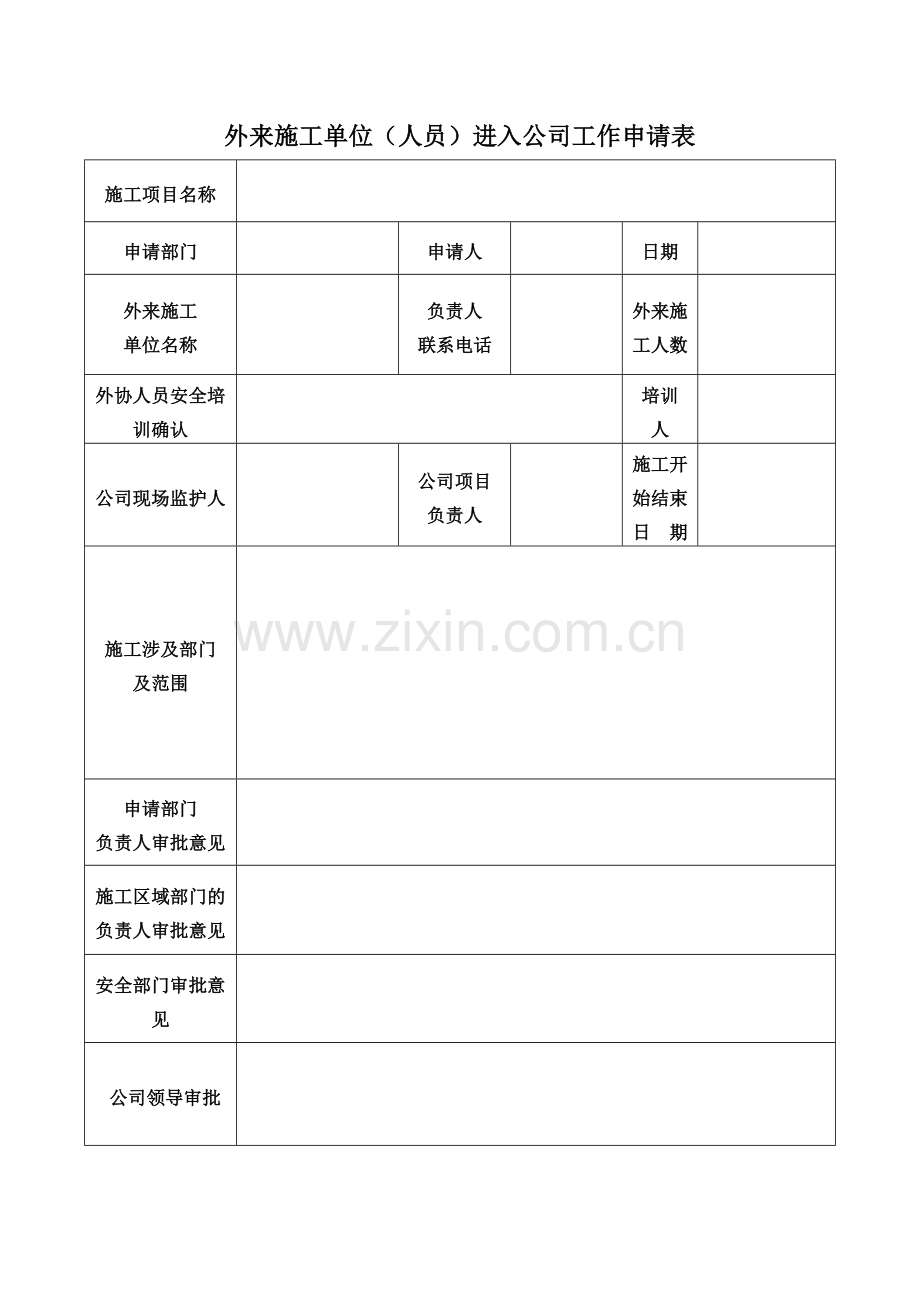 外来施工单位(人员)进入公司工作审批流程.docx_第2页