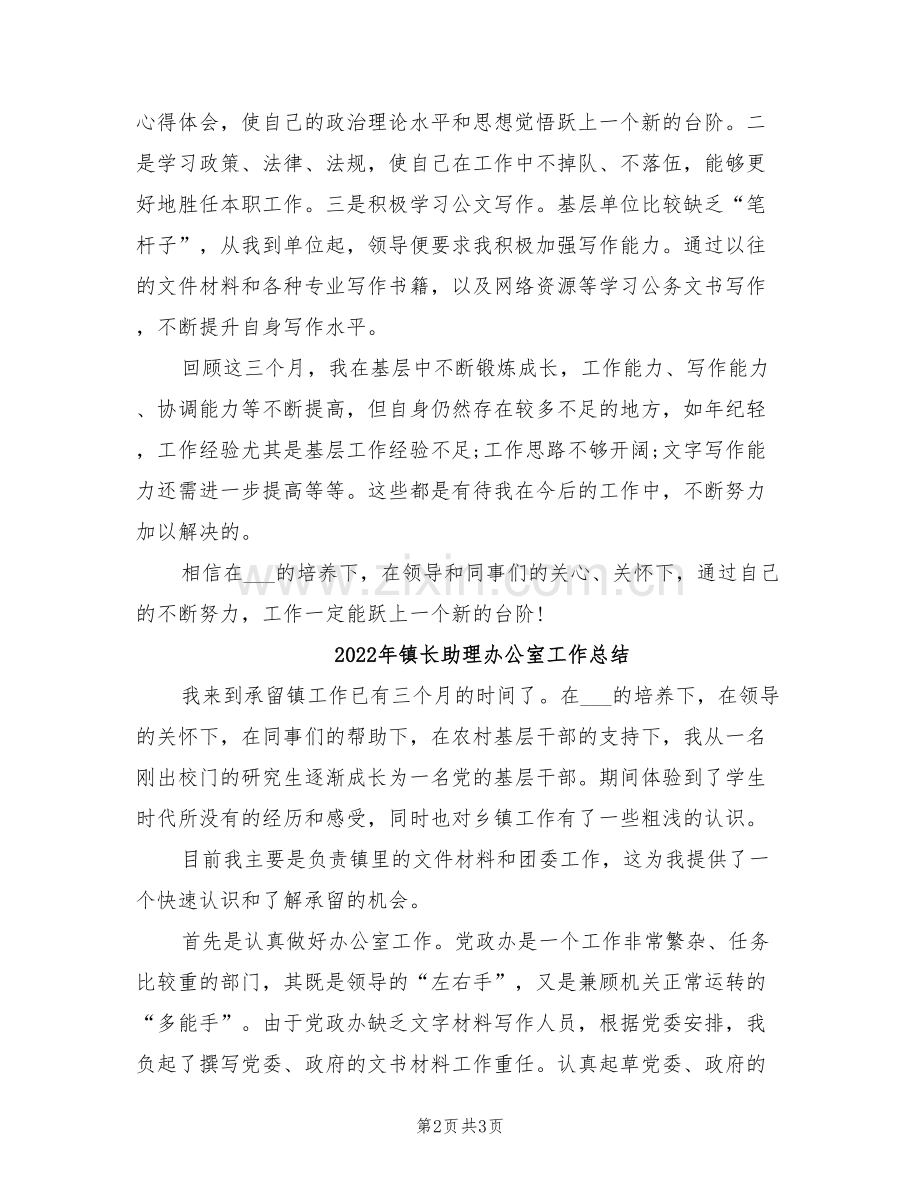 2022年镇长助理个人工作总结.doc_第2页