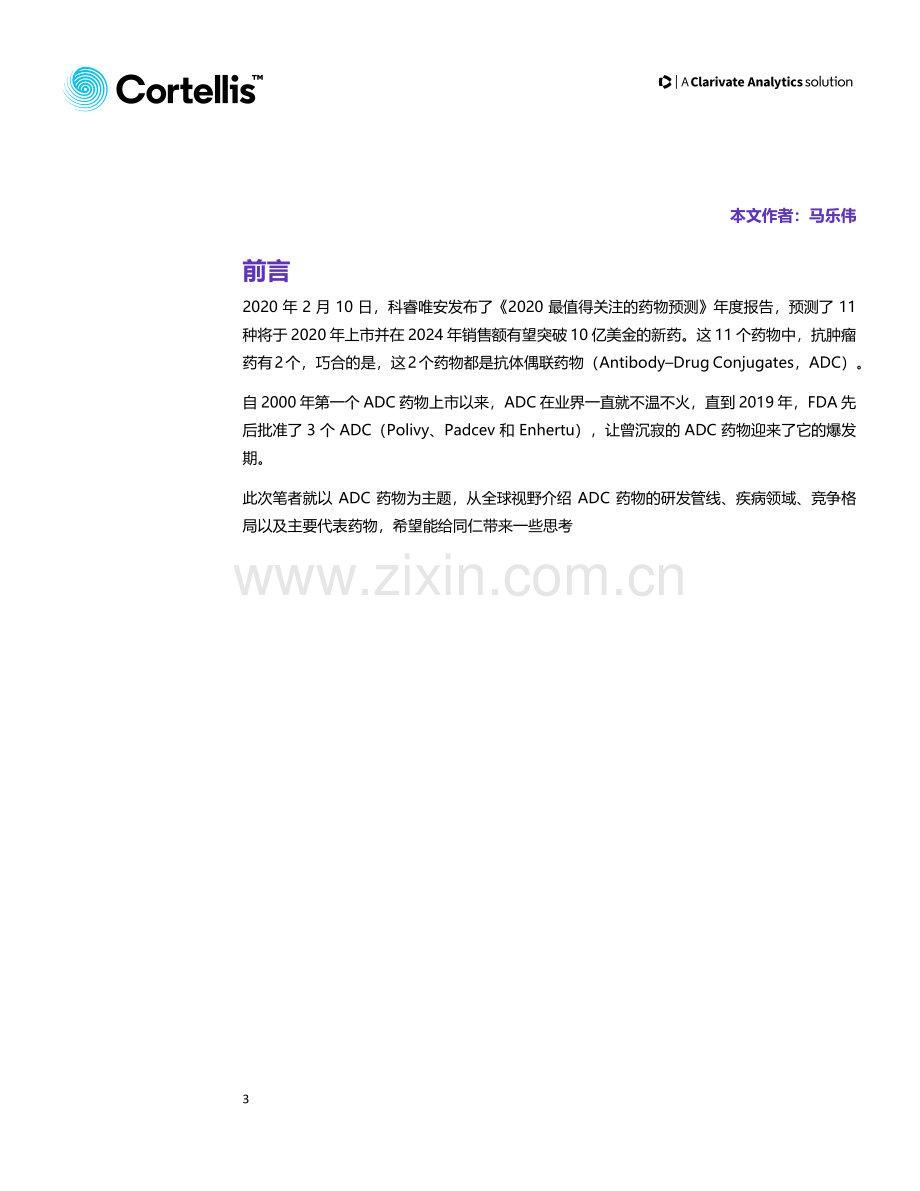 2020年全球ADC药物研发报告.pdf_第3页