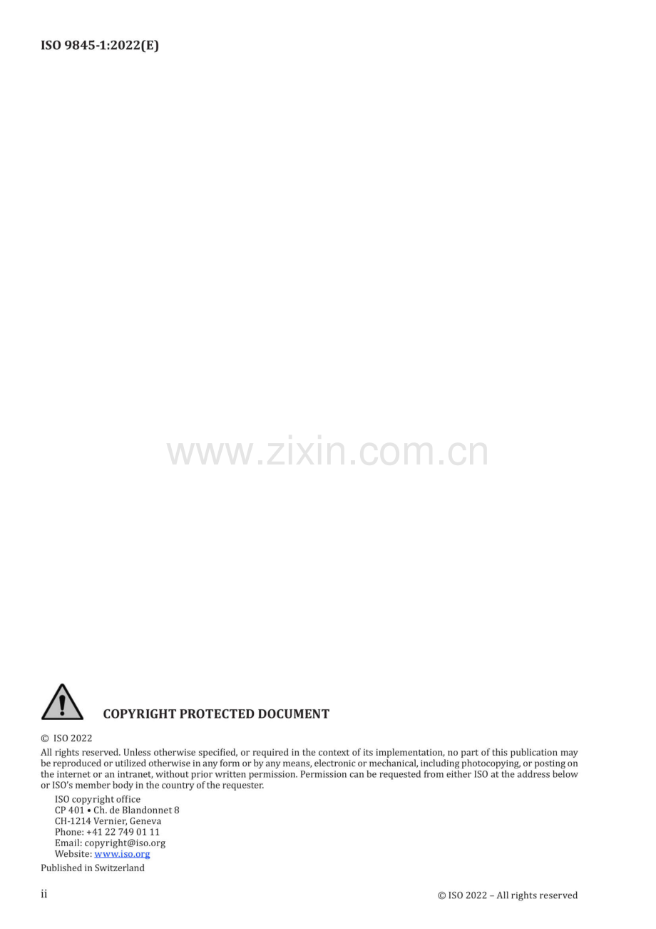 ISO 9845-1：2022 太阳能 不同接收条件下地面的基准太阳光谱辐照度 第1部分：大气质量1.5的法向太阳直接辐照度和半球向太阳辐照度.pdf_第2页