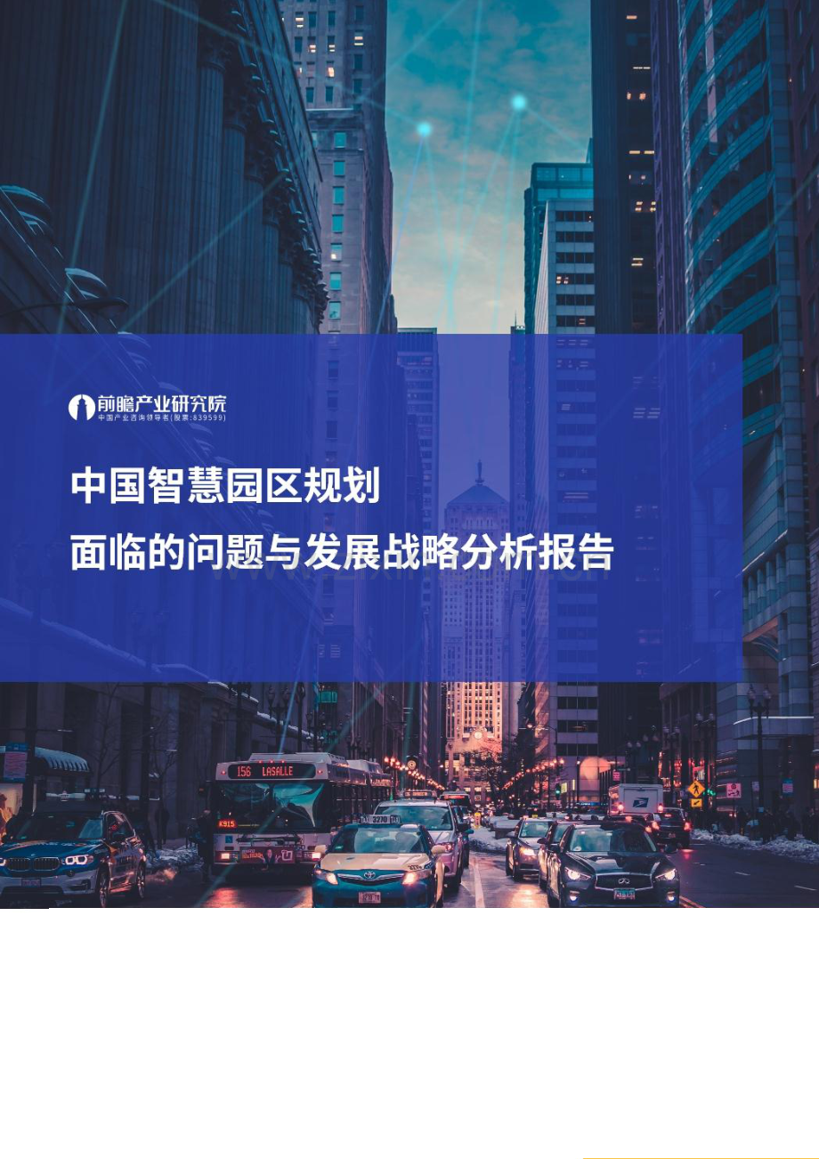 2019中国智慧园区规划面临的问题与发展战略分析报告.pdf_第1页