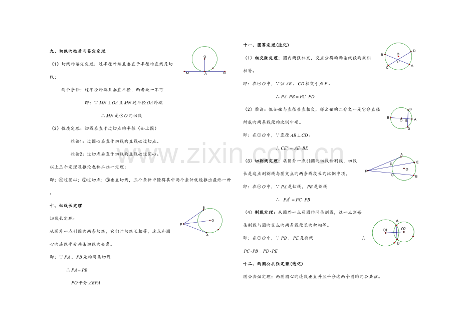 2023年第二十四章圆知识点及典型例题.doc_第3页