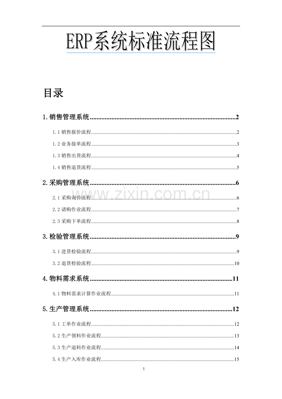 ERP系统标准流程图.docx_第1页