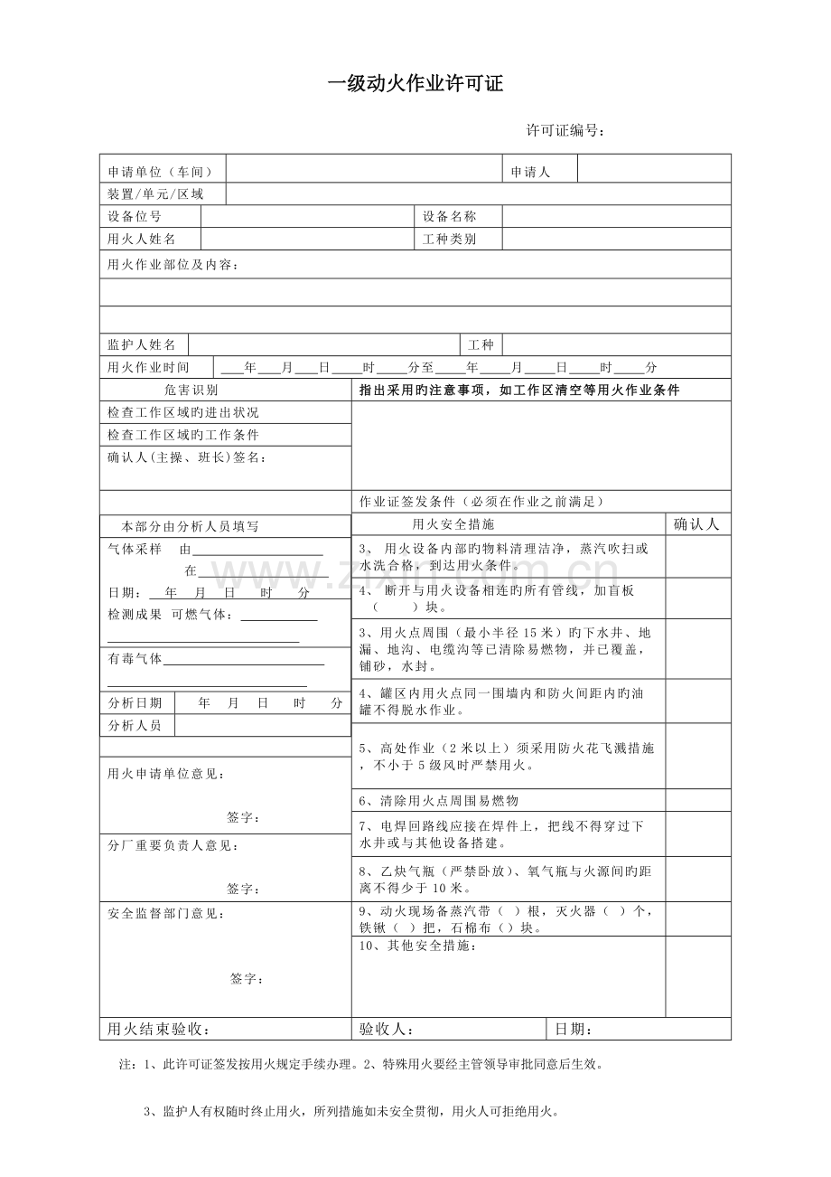 2023年化工八大作业票证汇总.doc_第3页