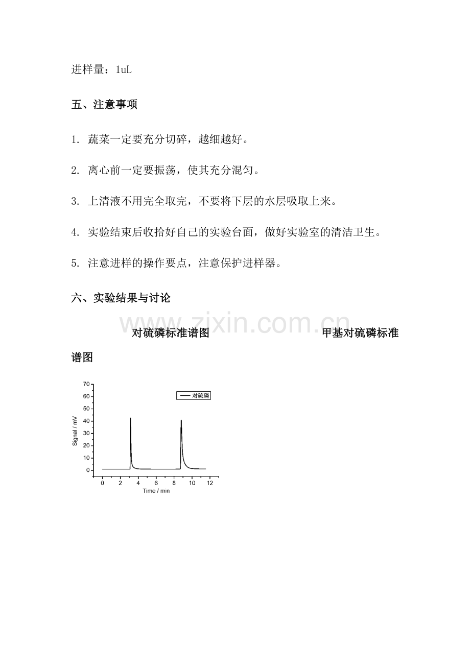 气相色谱法对蔬菜中农药残留的定性分析.docx_第3页