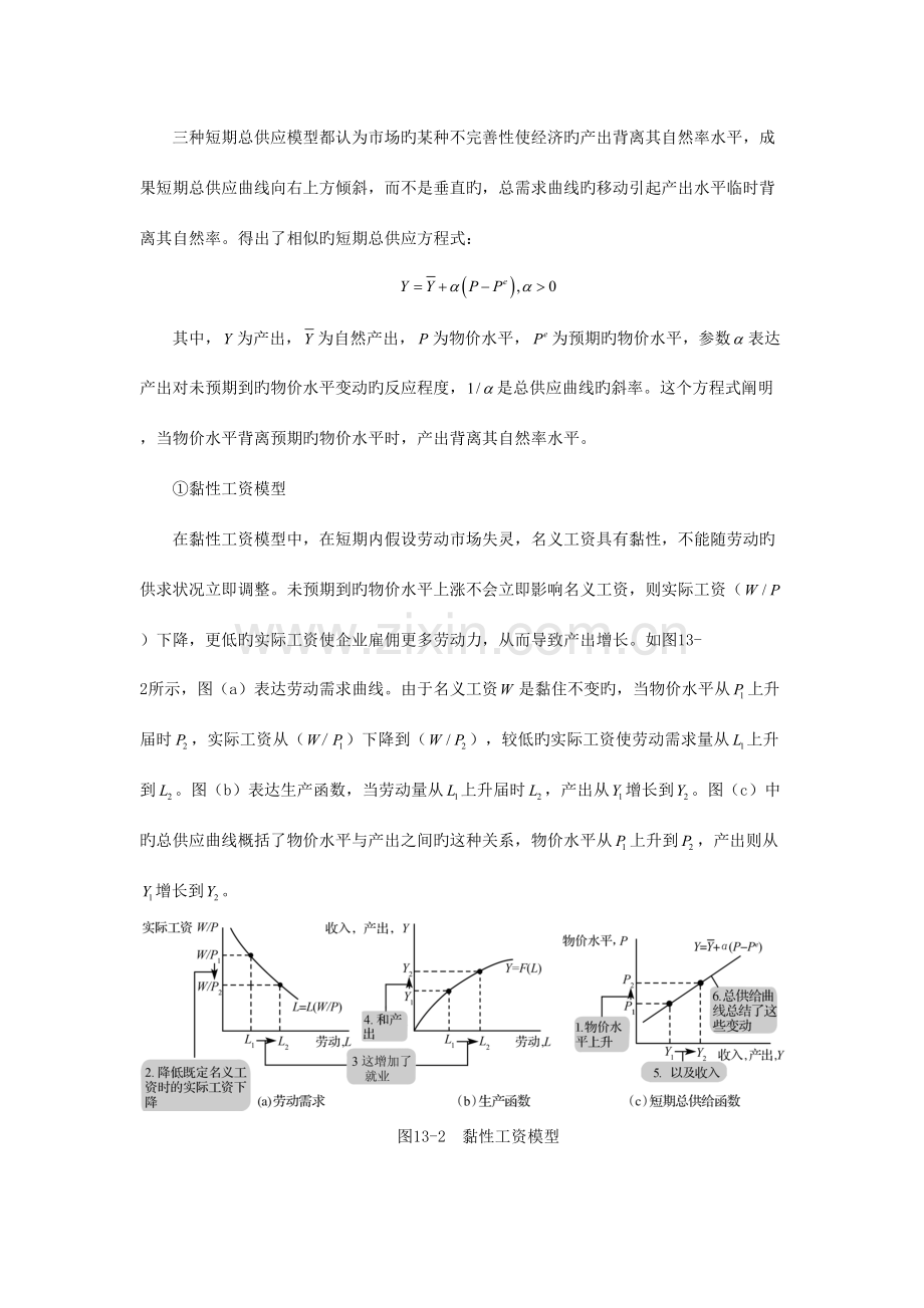 2023年曼昆宏观经济学总供给与通货膨胀和失业之间的短期权衡.doc_第2页