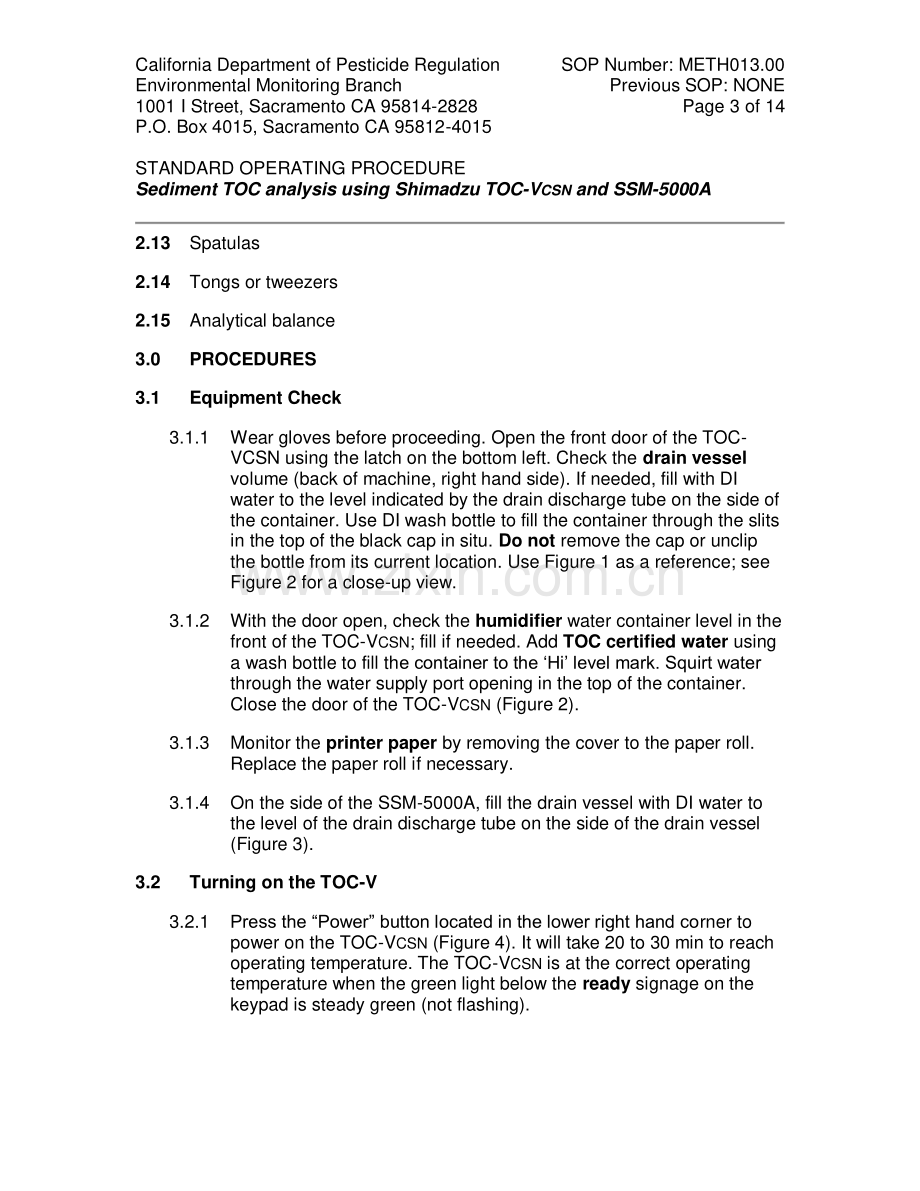 Shimadzu TOC-VCSN and SSM-5000A标准操作程序.pdf_第3页