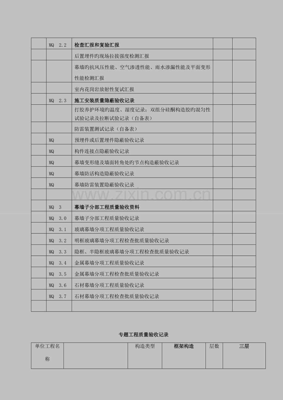 江苏省建筑幕墙验收资料[部分表格带实例].doc_第3页