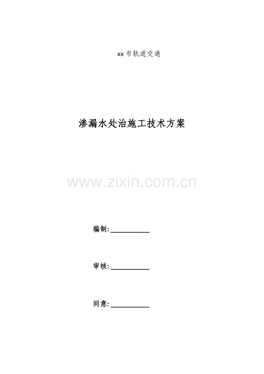 暗挖隧道渗漏水处治施工技术方案.docx_第3页