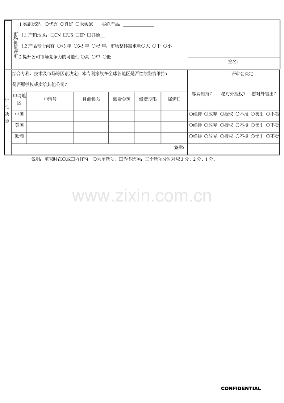 内部专利价值评审表.docx_第2页