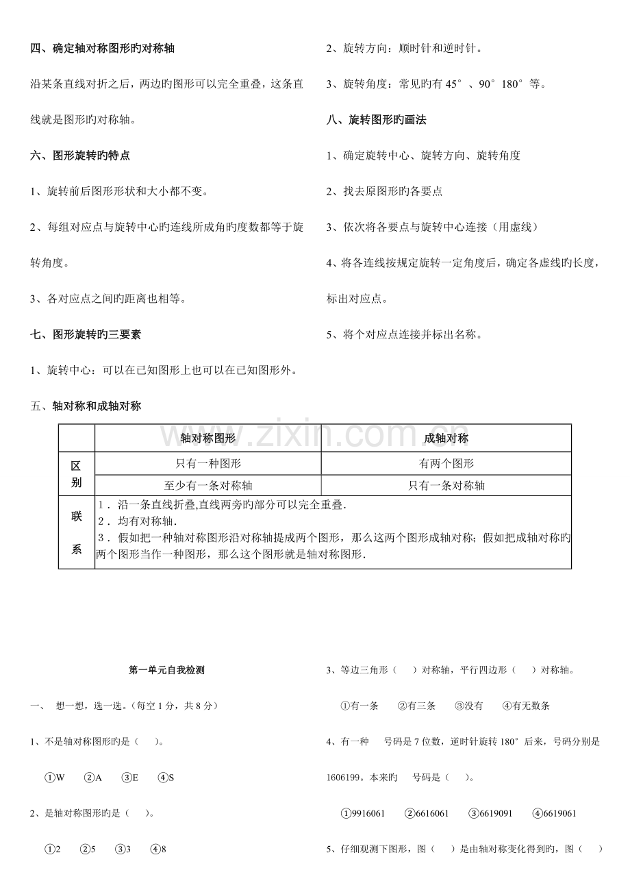 2023年人教版五年级下册数学第一单元知识点汇总配练习.doc_第2页