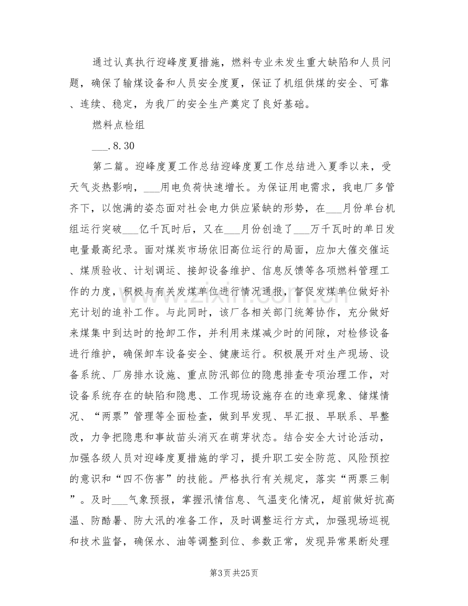 2022年燃料专业迎峰度夏总结.doc_第3页