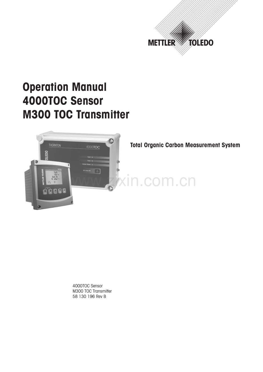 梅特勒4000TOC仪器使用手册.pdf_第1页