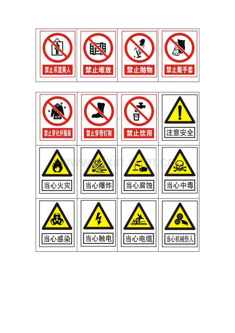 建筑施工现场安全标示.docx_第2页