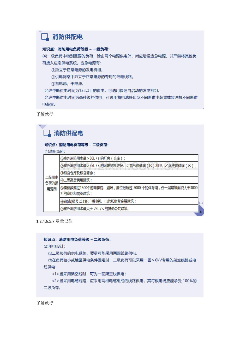 2022一级消防工程师培训课程—消防供配电重点难点考点内容总结.docx_第2页