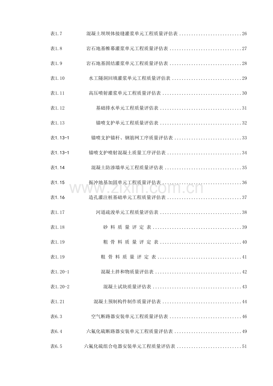 2023年水利水电工程质量检验与评定表格全套.doc_第2页