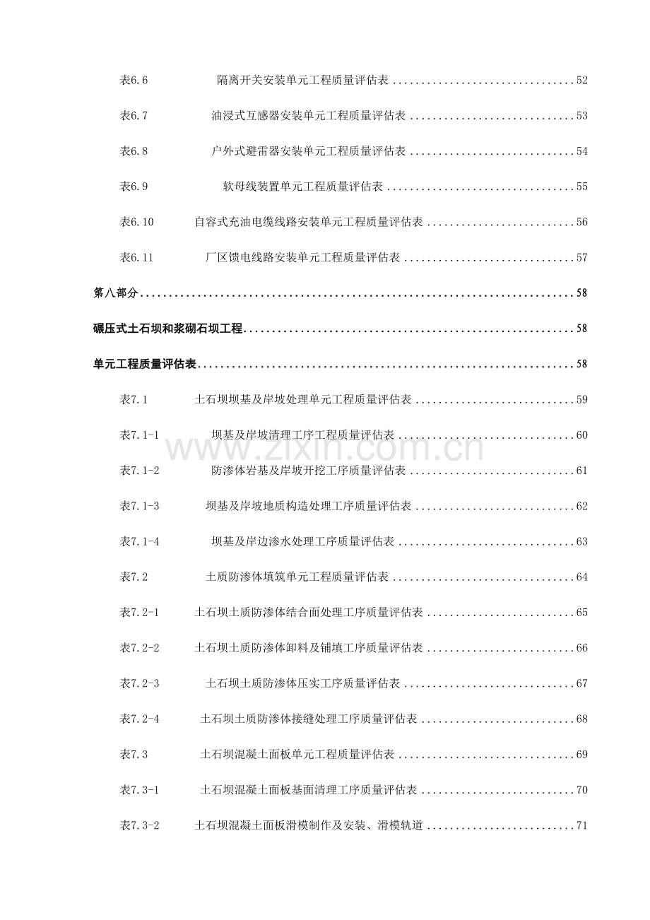 2023年水利水电工程质量检验与评定表格全套.doc_第3页