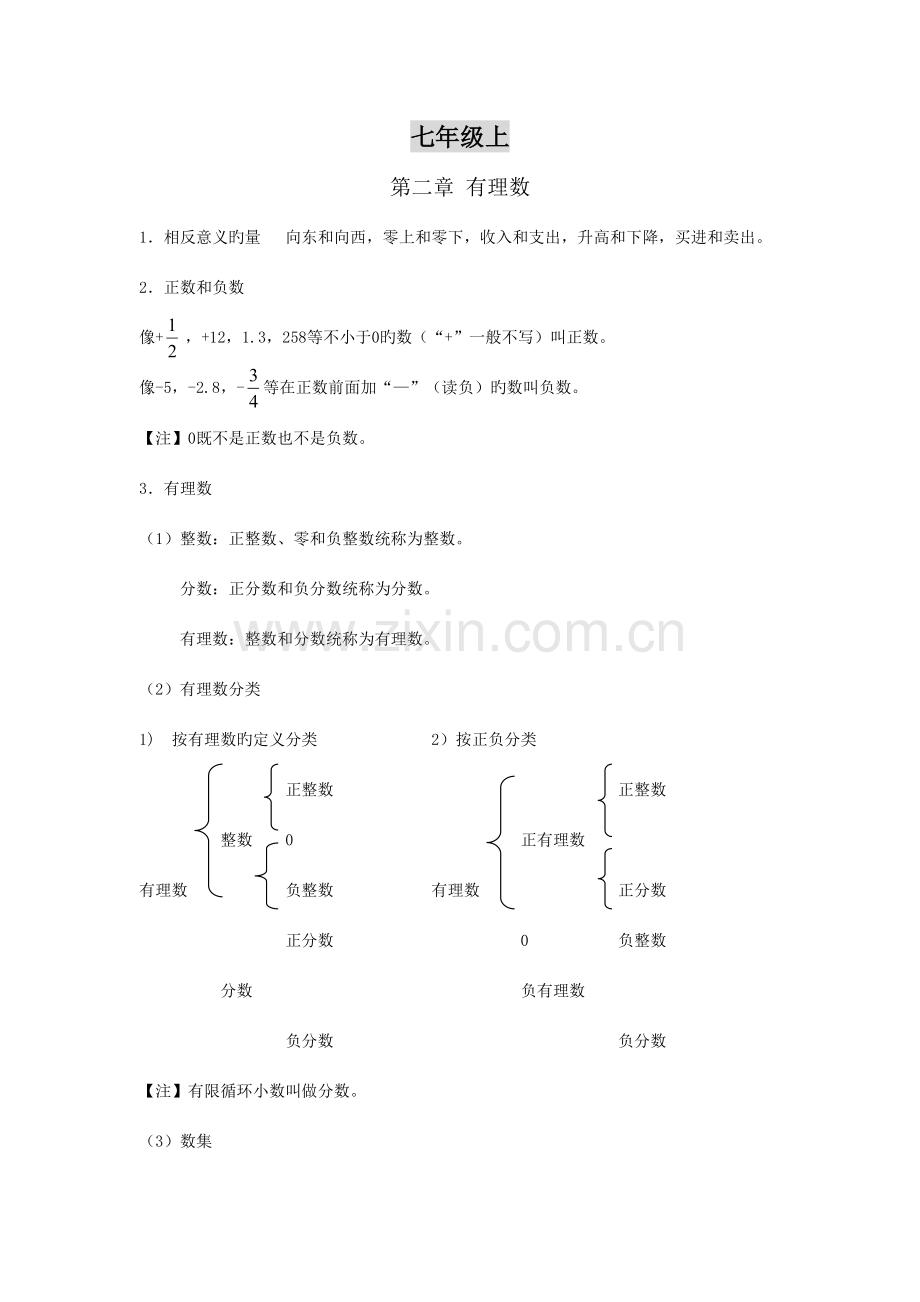 2023年华东师大版数学上知识点总结.doc_第1页