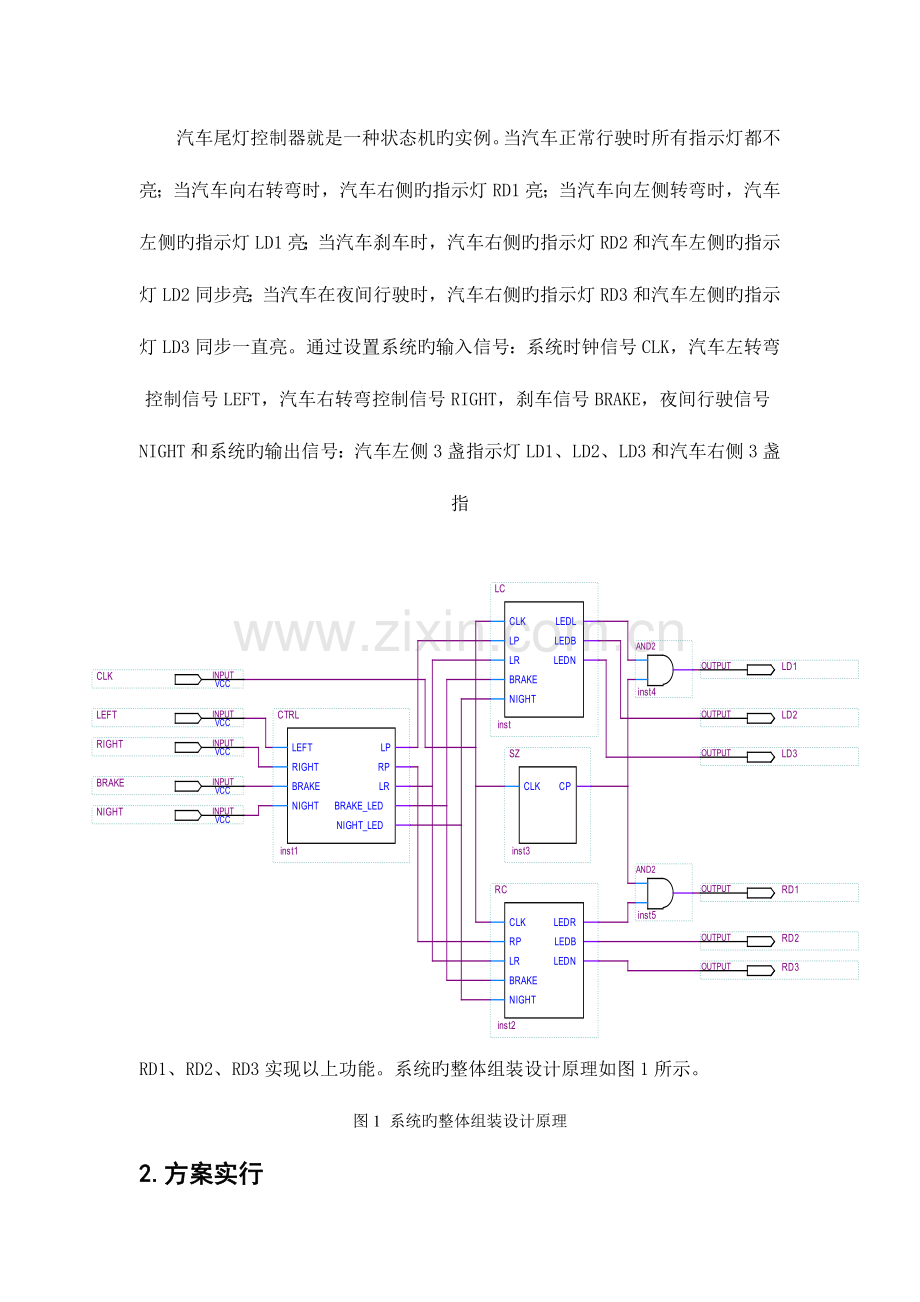 2023年汽车尾灯控制器的设计EDA大作业.doc_第3页