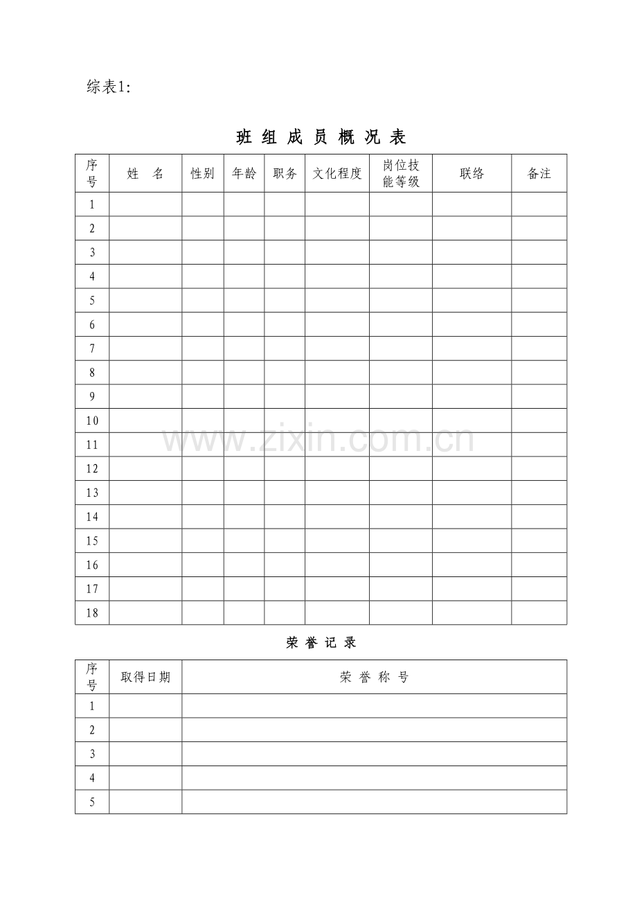 班组管理台账表格说明.doc_第2页