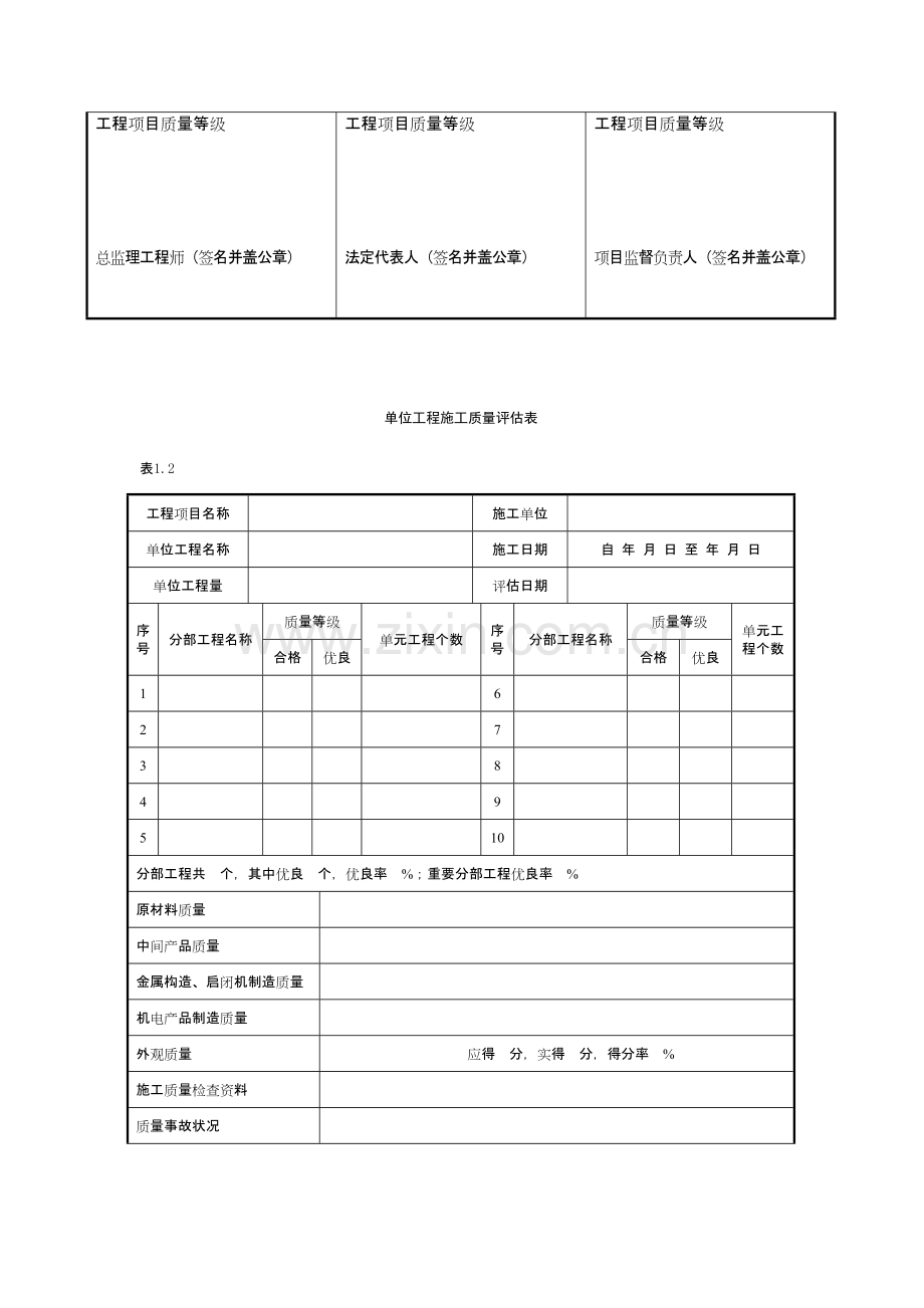 2023年土地整理工程施工与监理全套表格.doc_第2页