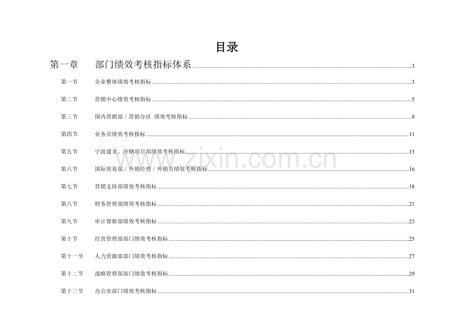 高温材料有限公司部门绩效考核指标体系.doc_第2页