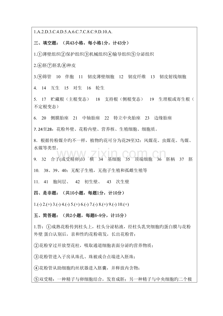 2023年浙江师范大学普通生物学真题.doc_第2页