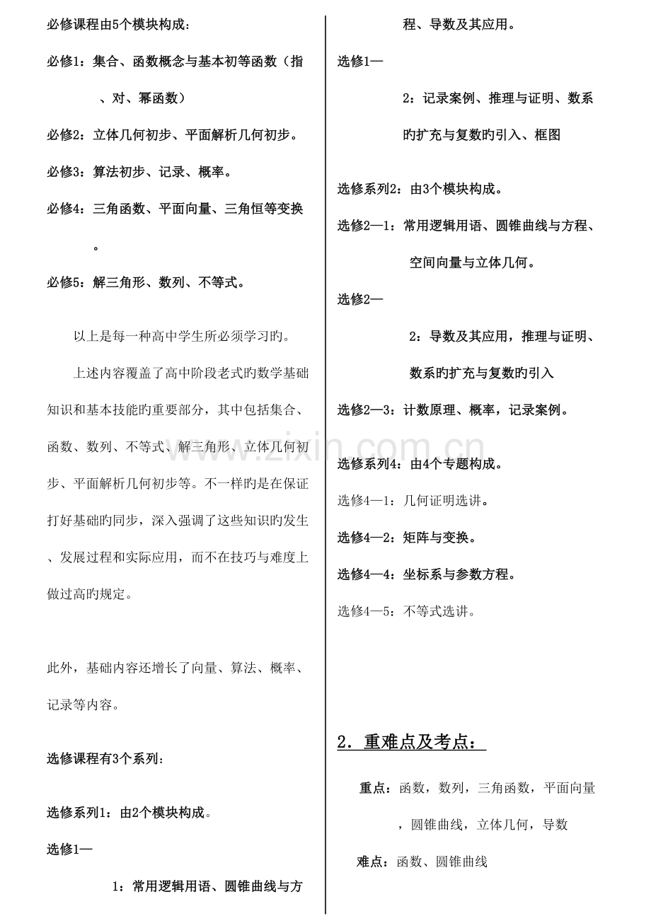 2023年苏教版高中数学必修选修知识点归纳总结精编版.doc_第2页