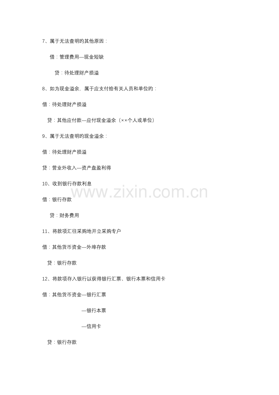 2023年自考企业会计学复习资料汇总主要会计分录大全.doc_第2页