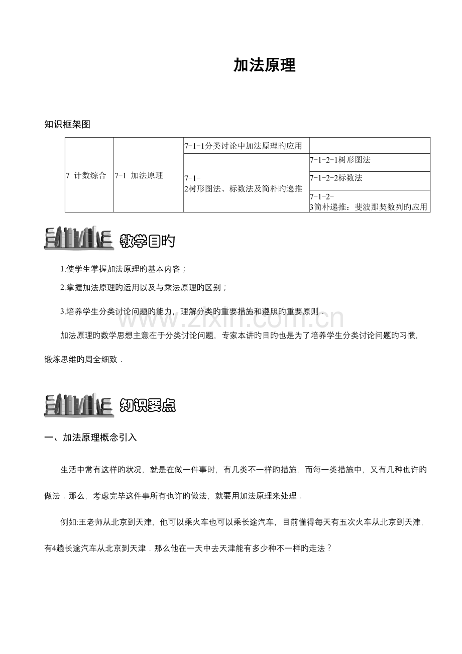 2023年小学奥数专题加法原理题库版.doc_第1页