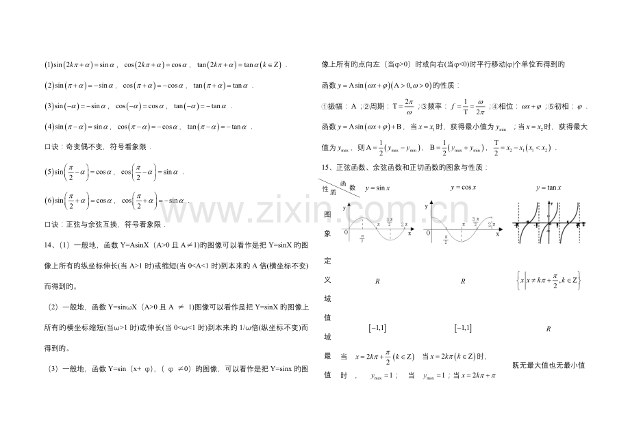 2023年北师大版高中数学必修知识点.doc_第2页