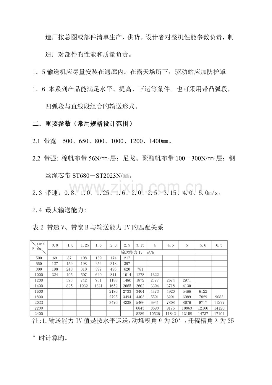 DT型固定式带式输送机产品使用说明书.doc_第2页