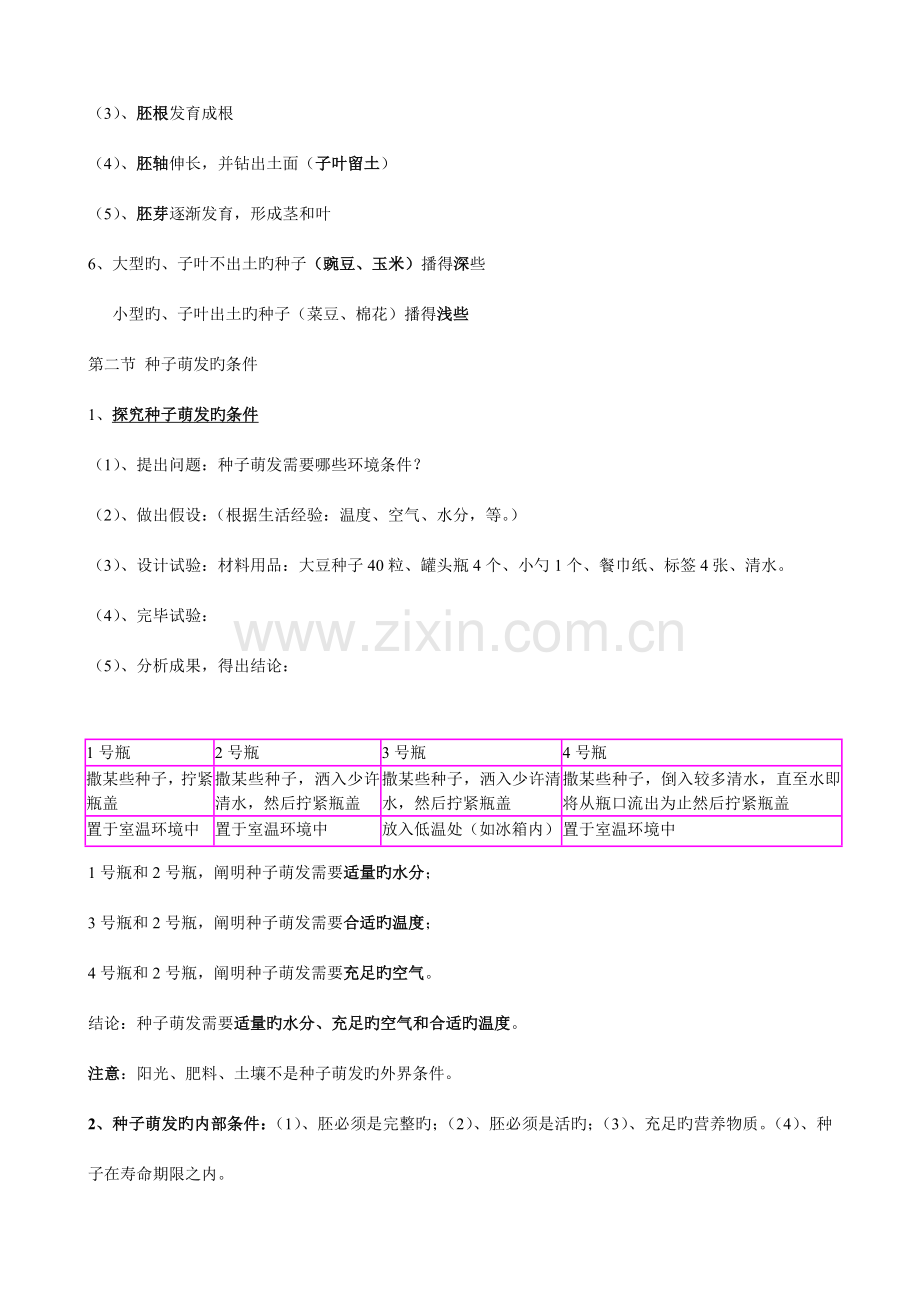 2023年冀教版生物八年级上册知识点整理.doc_第2页