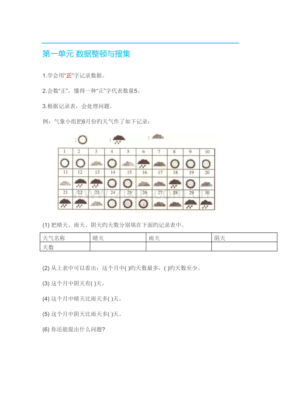 2023年二年级数学人教版下册单元知识点.doc_第1页