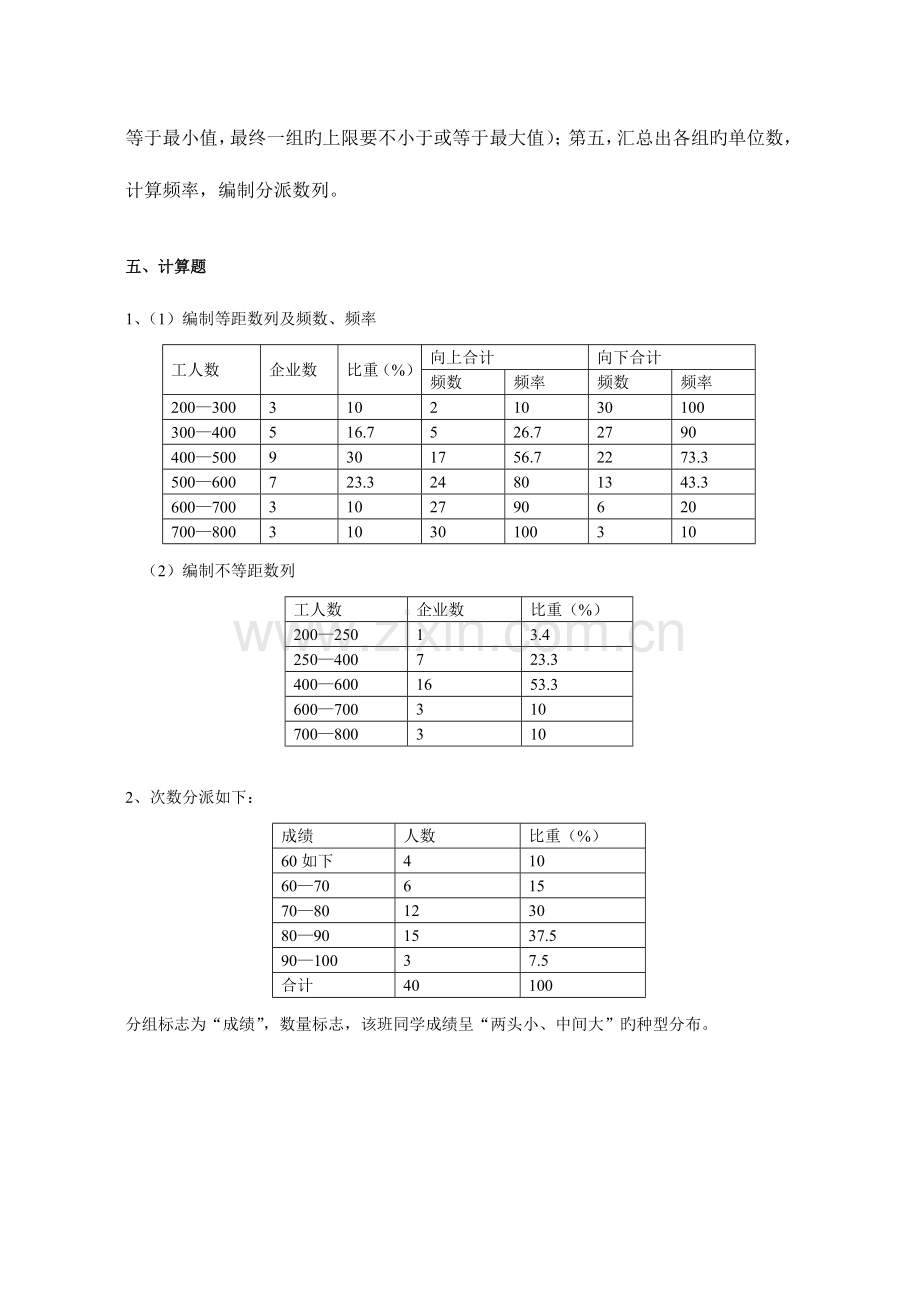 2023年春中央电大统计学原理形成性考核册.doc_第3页