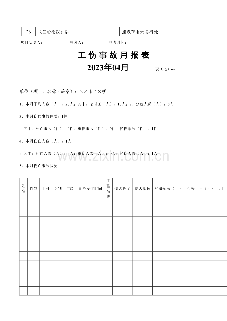 2023年建筑安全内业资料全套表格修改实用版.doc_第2页