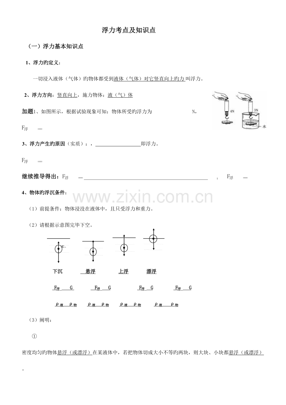 2023年浮力基础知识点.doc_第1页