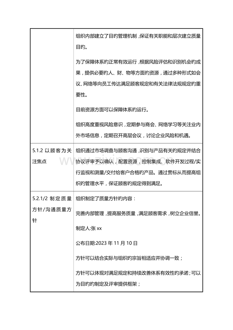 质量管理体系软件及系统集成全条款审核记录.docx_第3页