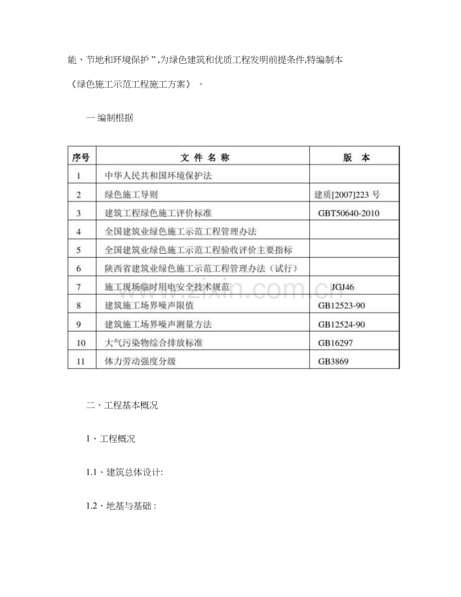 绿色施工方案未修改要点.doc_第2页