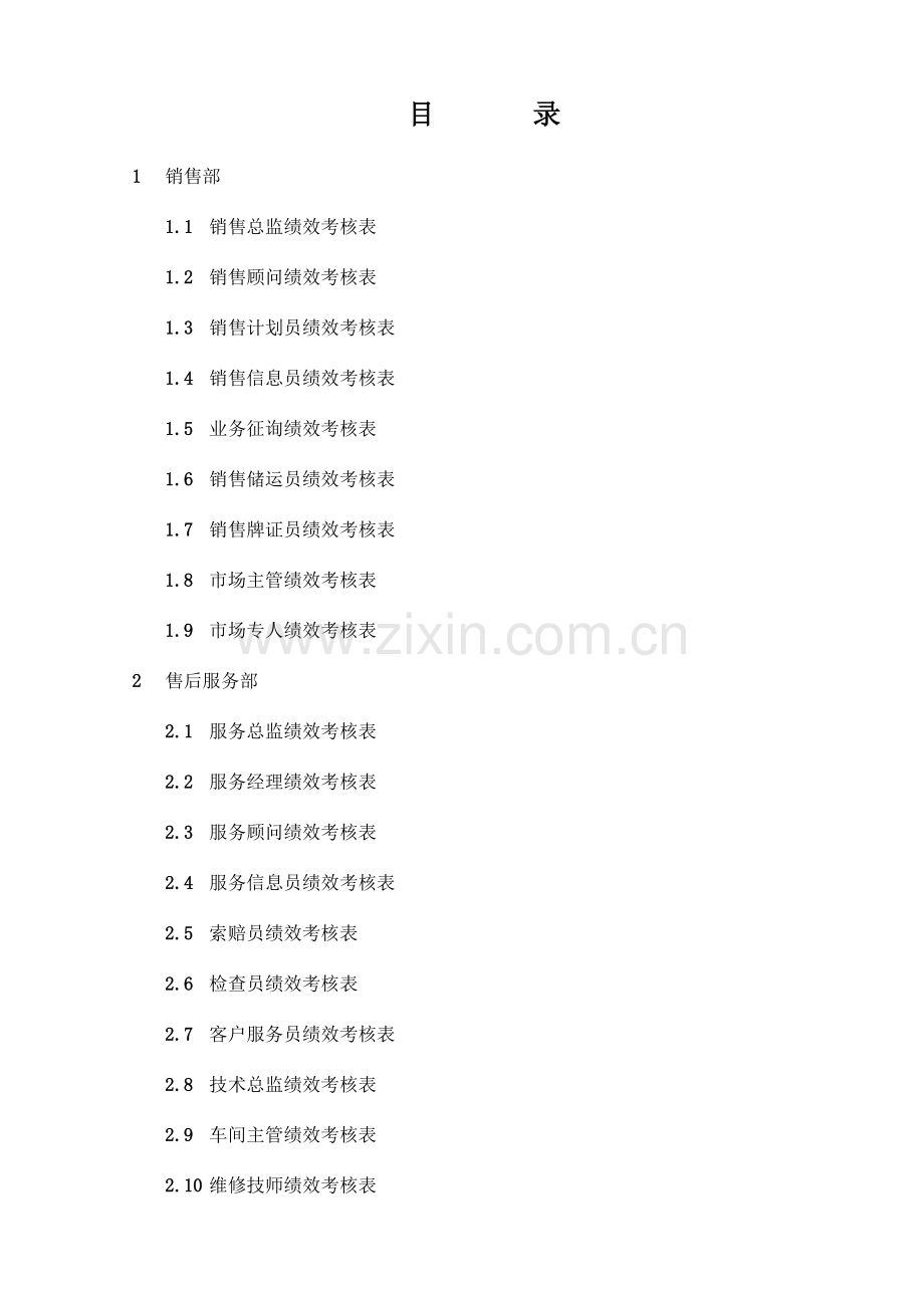 完整四店各岗位员工绩效考核表.doc_第2页