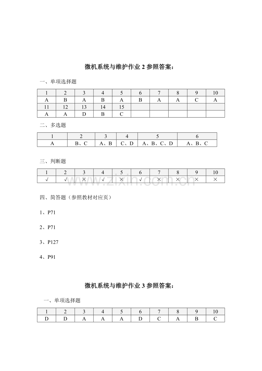 2023年微机系统与维护作业参考答案.doc_第2页