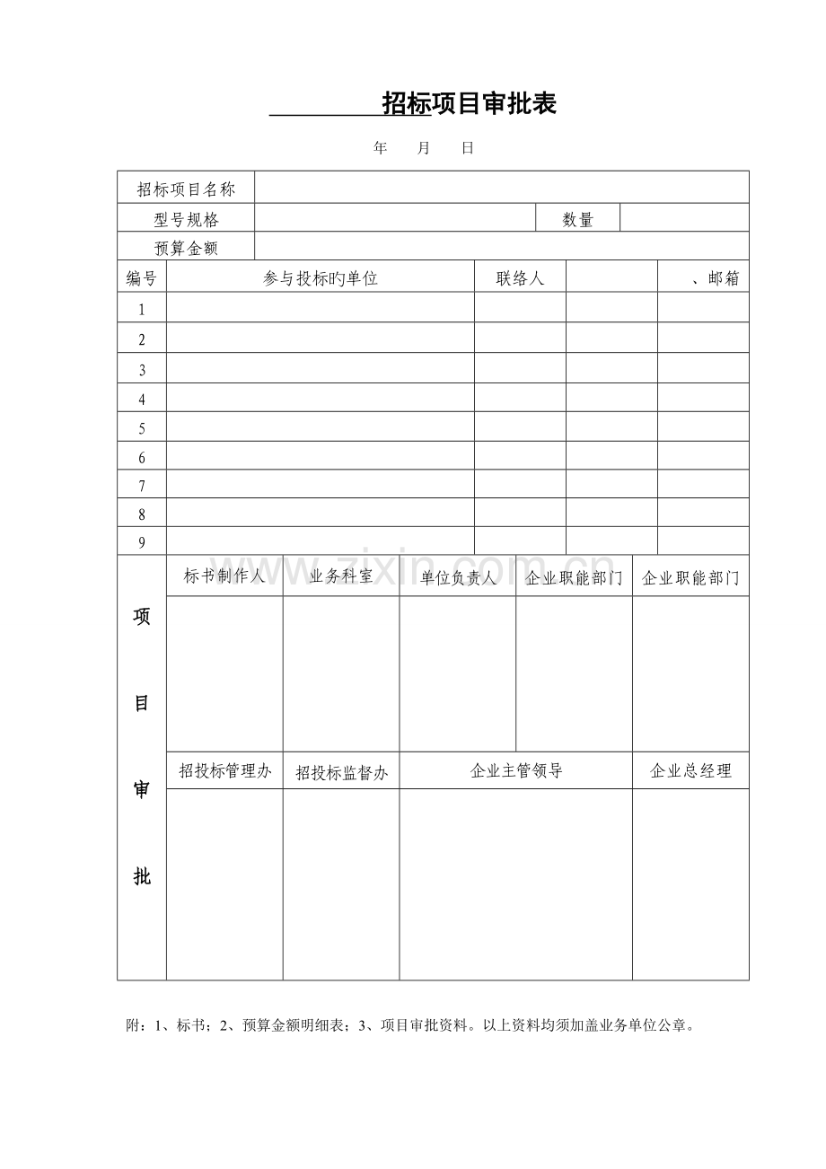 招投标常用表格(全)(DOC).doc_第2页