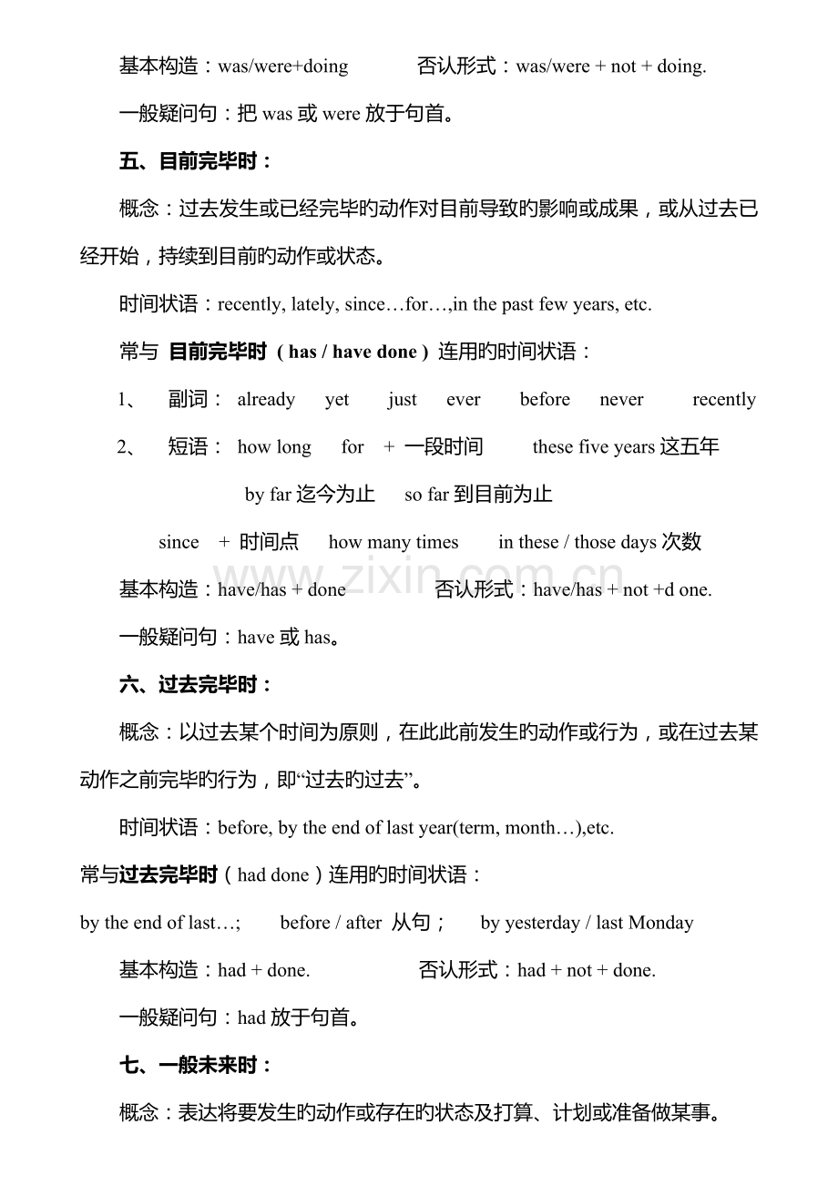 2023年英语八大时态整理归纳.doc_第3页