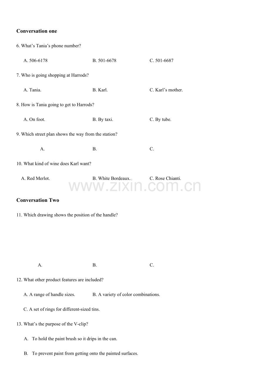 2023年全国大学生英语竞赛初赛试卷C类及答桉来自赛才网.doc_第2页