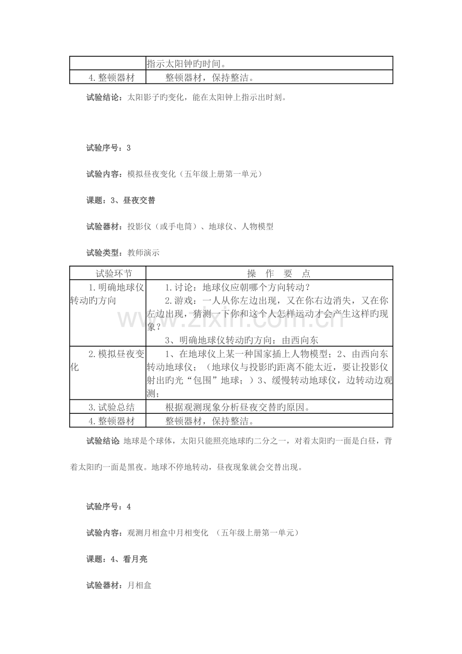 2023年小学五年级科学苏教版上册实验报告单.doc_第2页