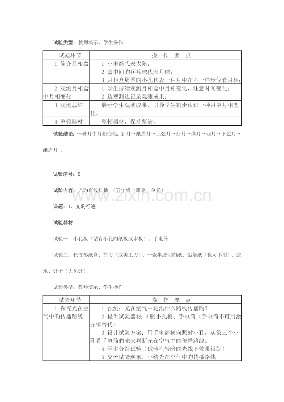 2023年小学五年级科学苏教版上册实验报告单.doc_第3页