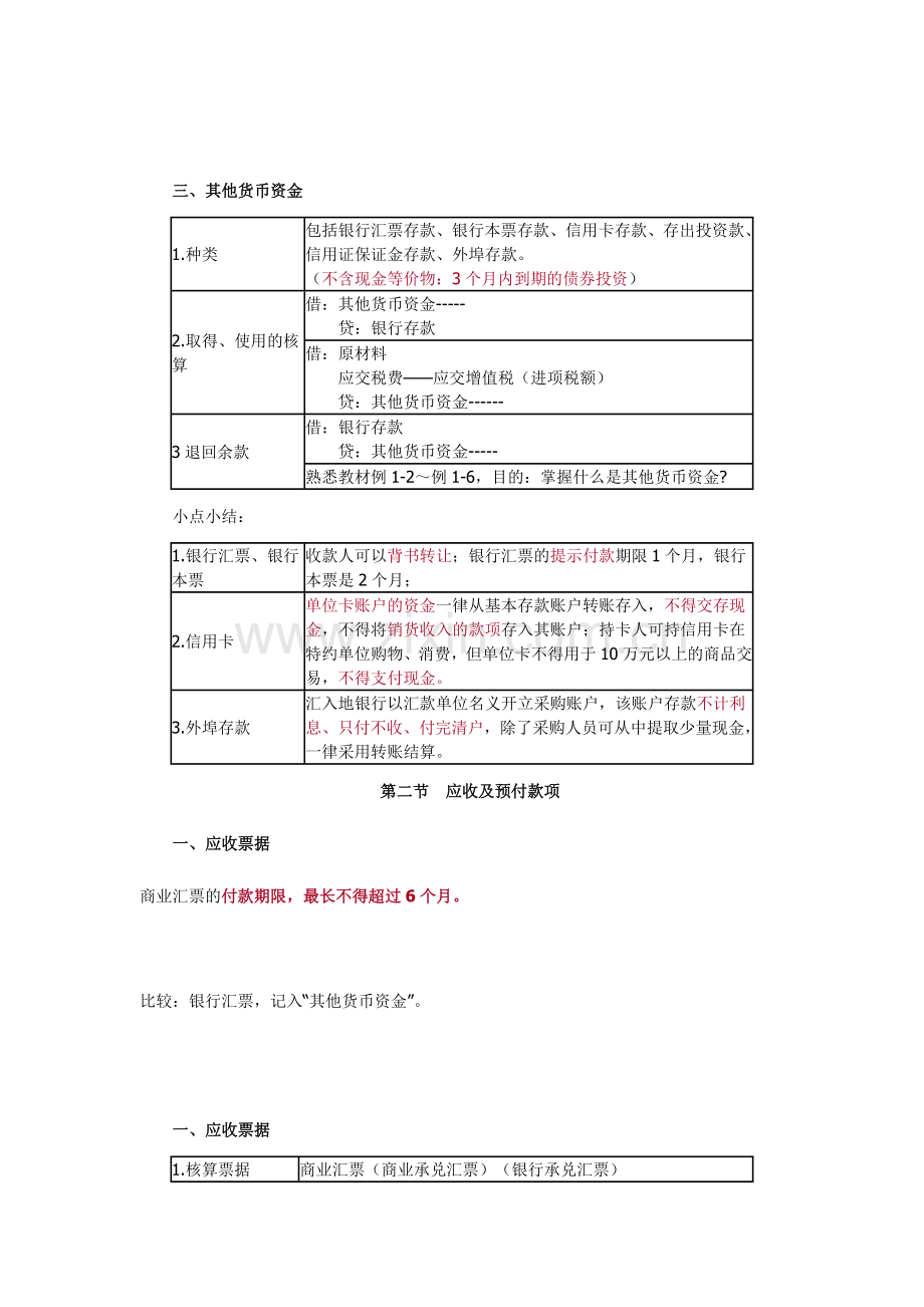 2023年版初级会计职称初级会计实务重点资料整理.doc_第3页