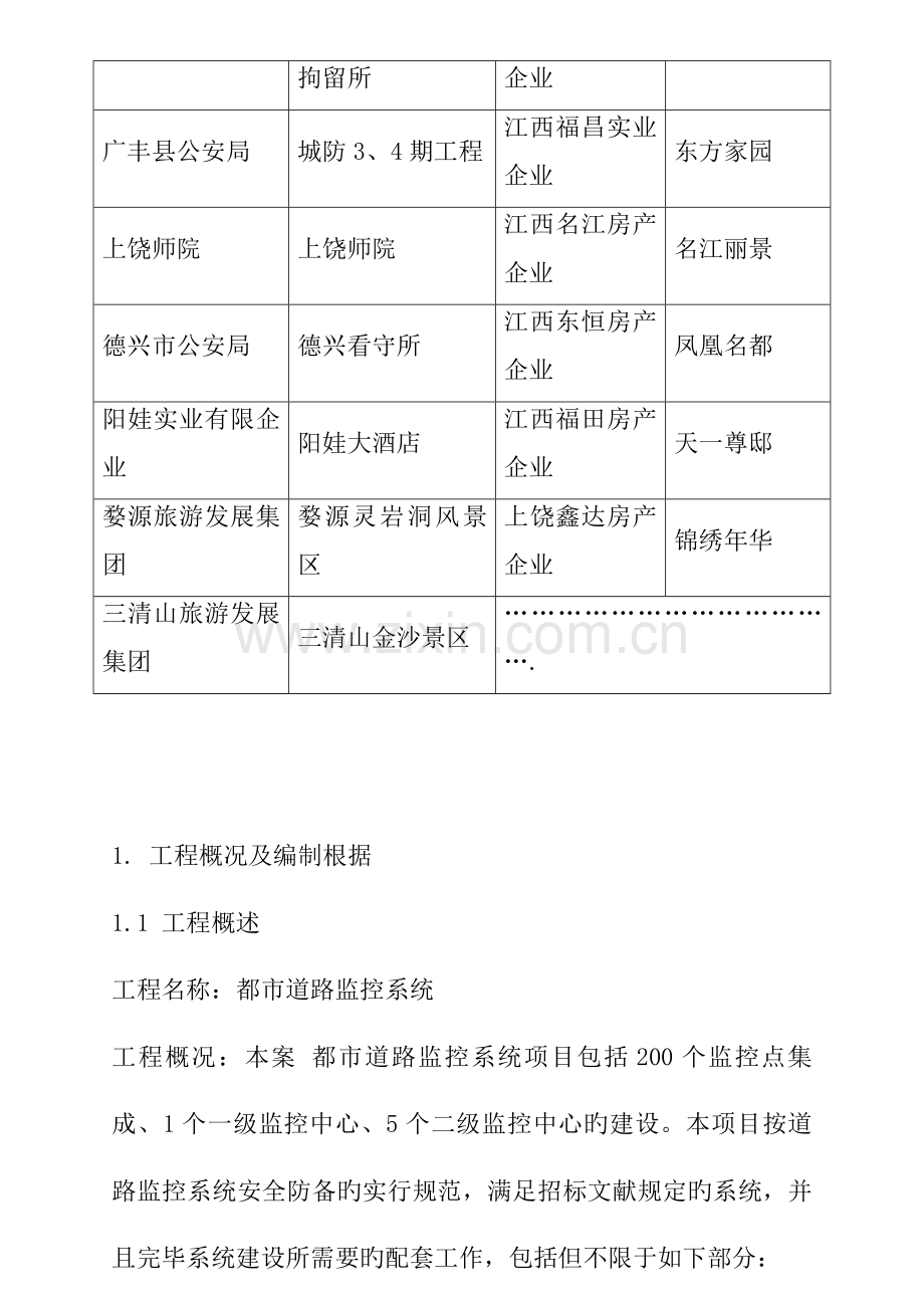 城市道路监控系统施工组织设计方案.doc_第3页