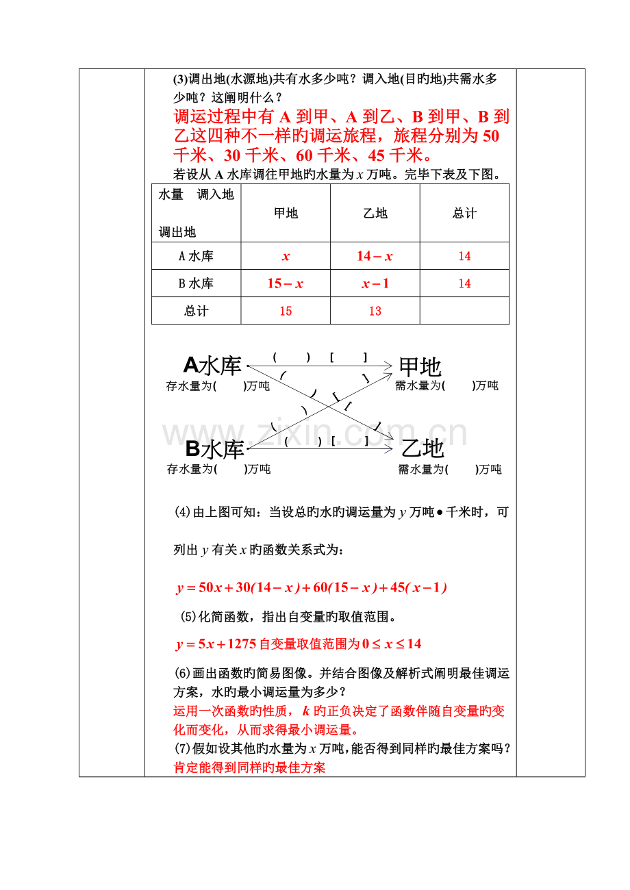 2023年一次函数课题学习之选择方案导学案红字为答案.doc_第2页